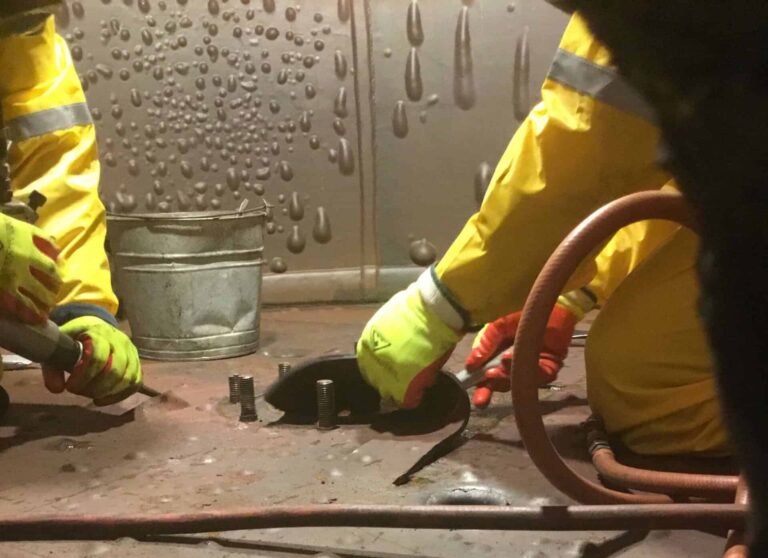 bubbling rubber lining