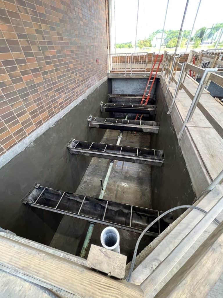 Water Treatment Filter Bay Concrete Linings