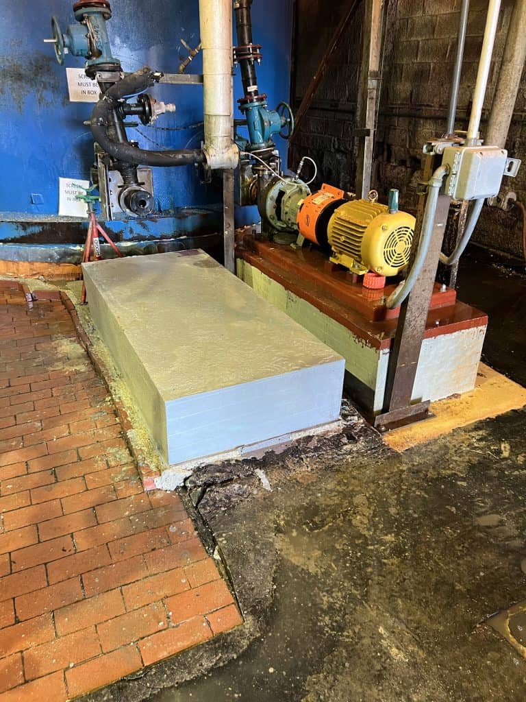 restored pump pad